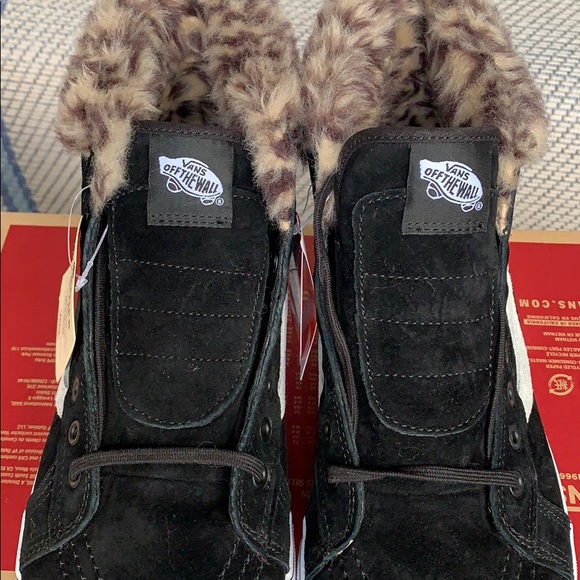 VANS SK8-Hi PLATFORM MTE BLACK/LEOPARD FUR MEN’s - Picture 9 of 16